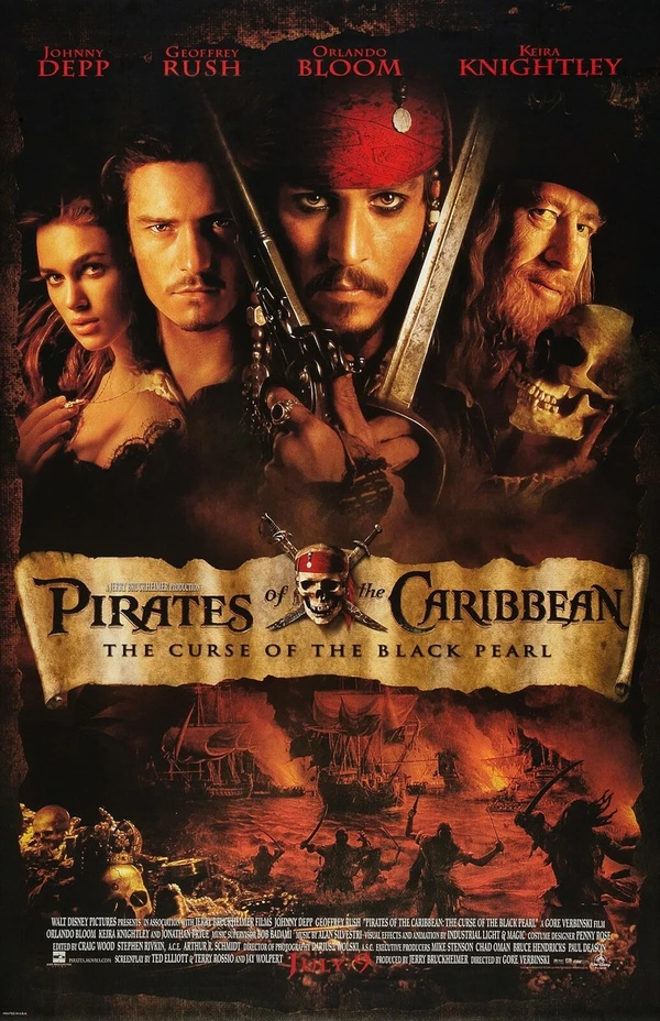 Pirates of the Caribbean: The Curse of the Black Pearl (2003) - ranking option ranked #3