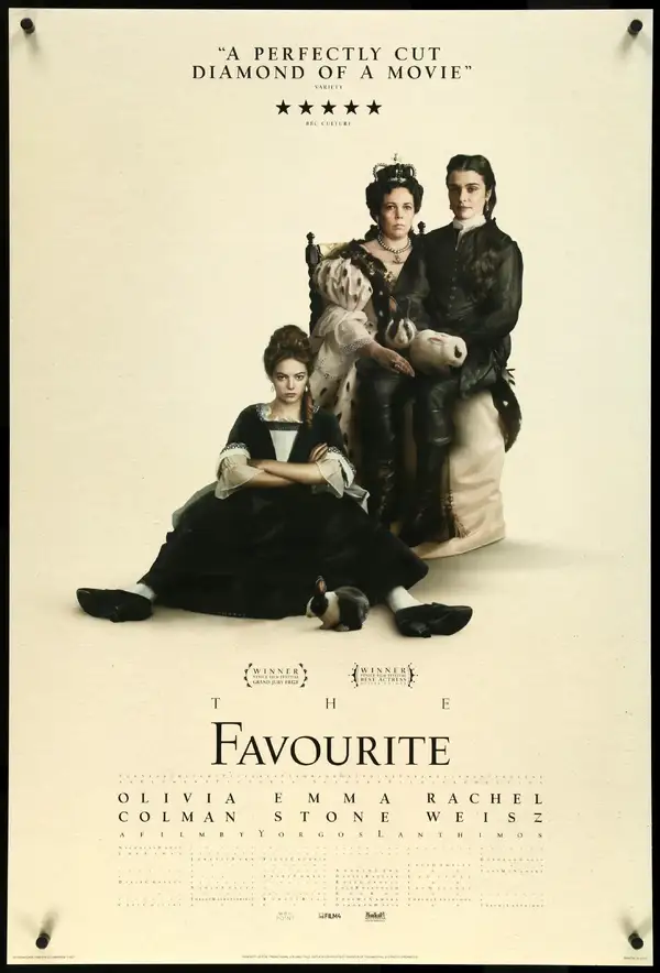 The Favourite (2018) - ranking option ranked #3