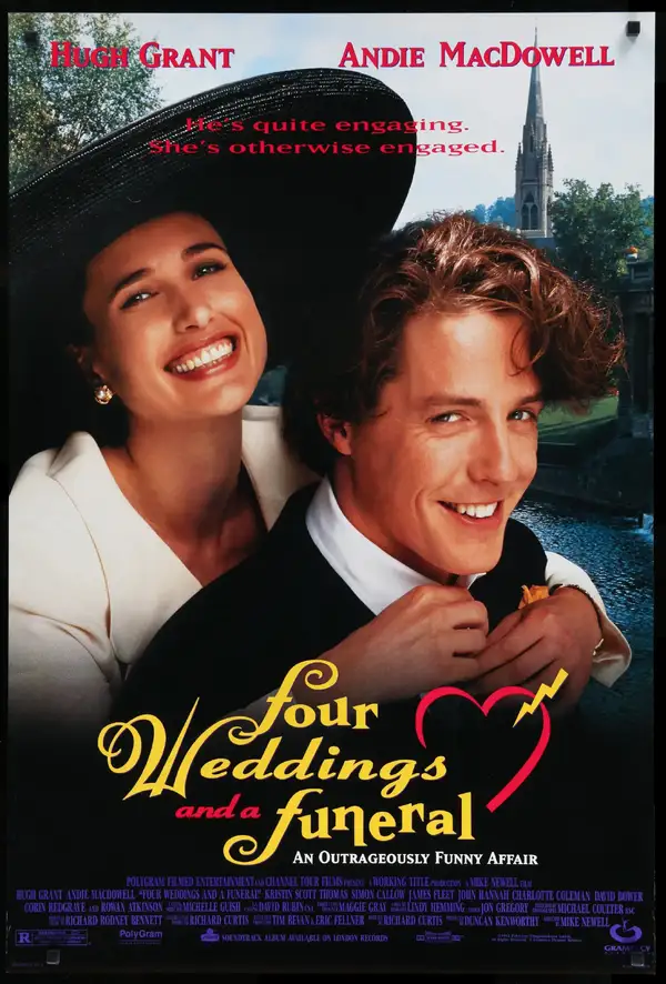 Four Weddings and a Funeral - ranking option ranked #11