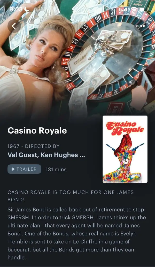 Le Chiffre (Casino Royale 1967) - ranking option ranked #14