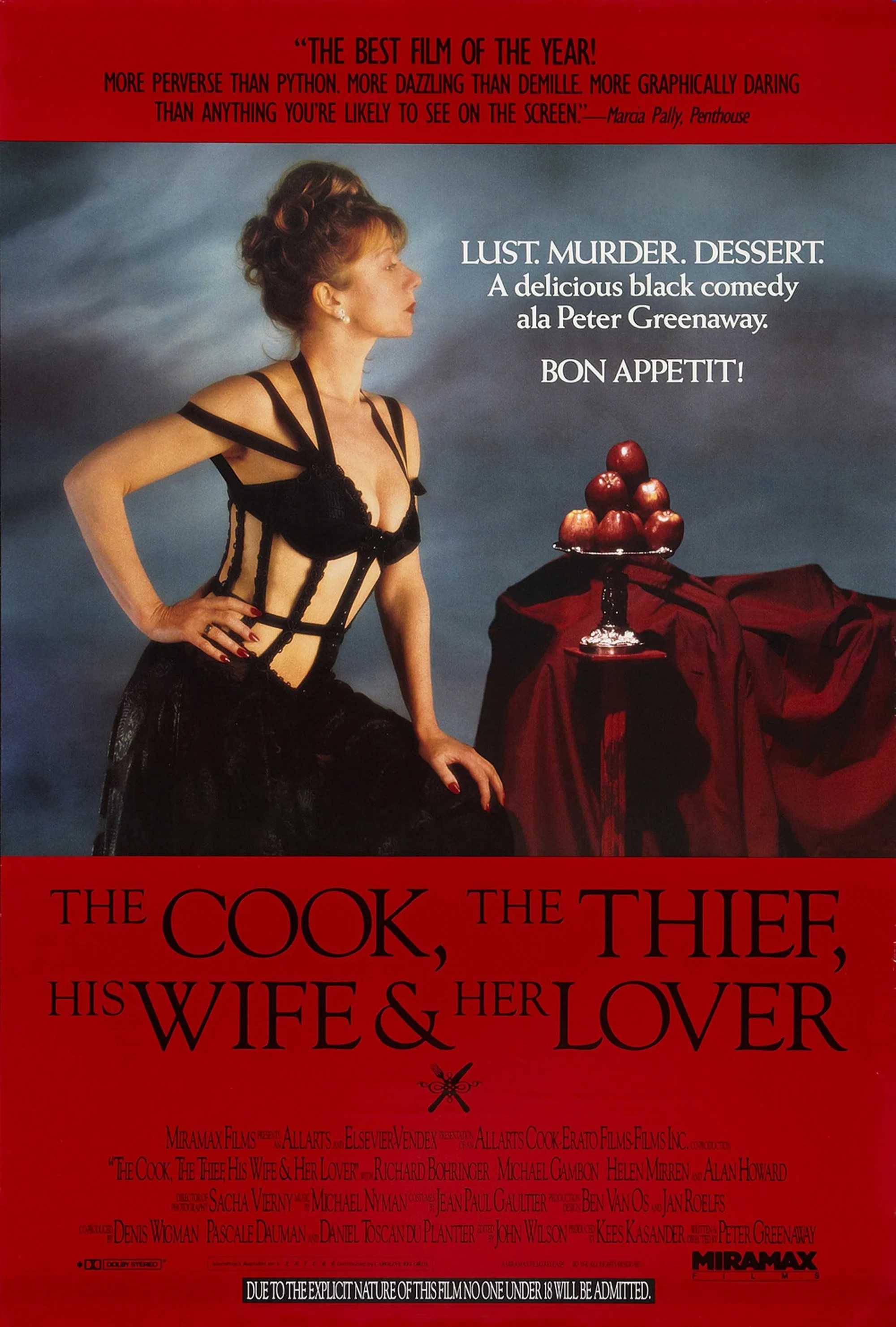 The Cook, the Thief, His Wife & Her Lover - ranking option ranked #3