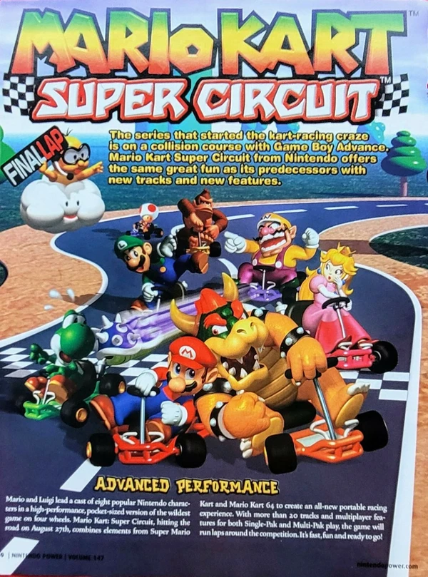 Mario Kart: Super Circuit - ranking option ranked #8