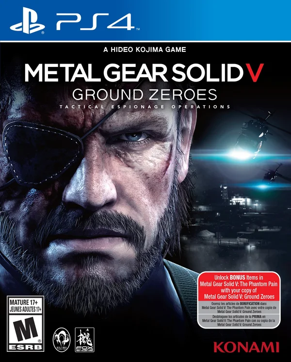 Metal Gear Solid V: Ground Zeroes - ranking option ranked #8