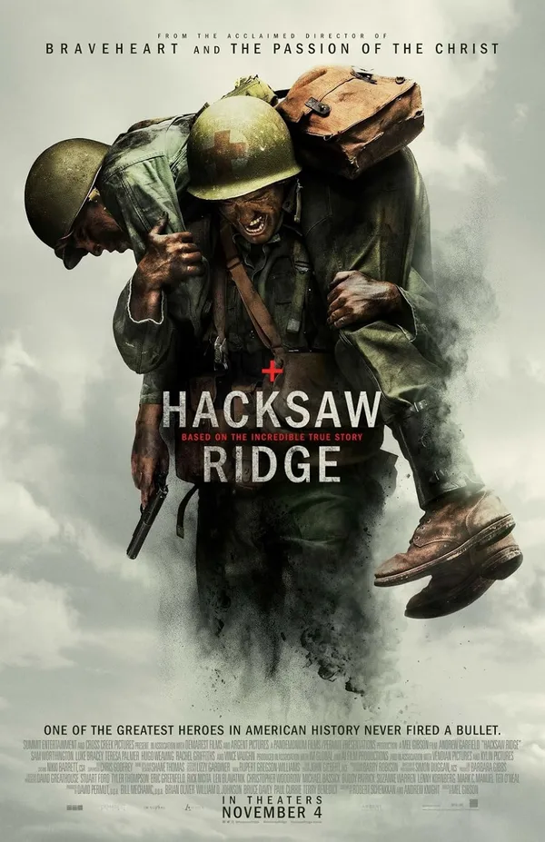 Hacksaw Ridge - ranking option ranked #7