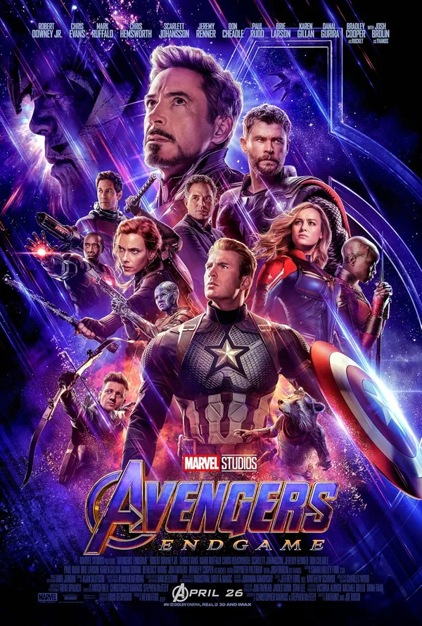 Avengers: Endgame - ranking option ranked #14