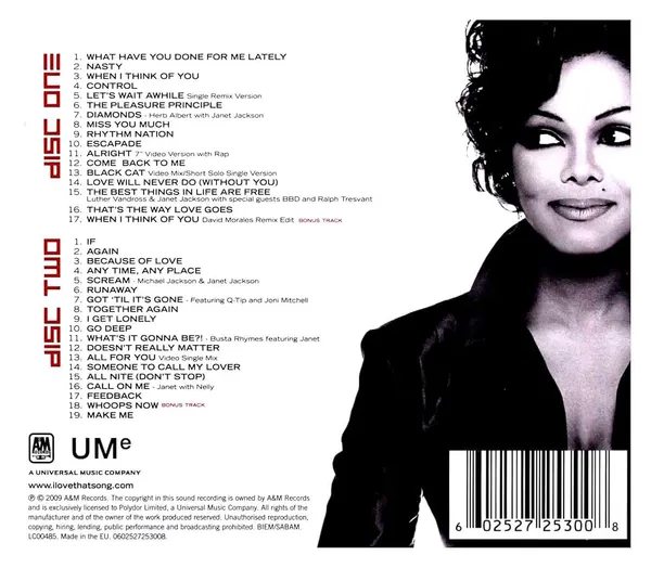 Janet Jackson - ranking option ranked #17