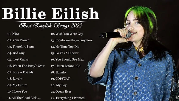 Billie Eilish - ranking option ranked #16
