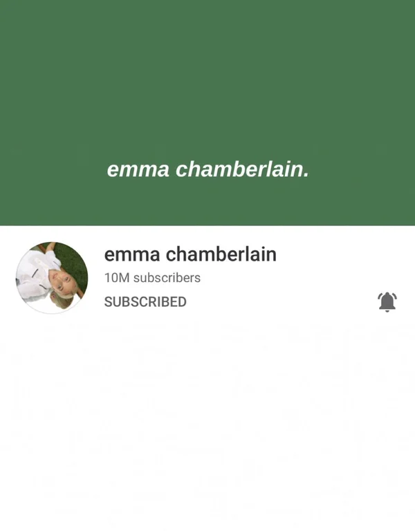 Emma Chamberlain - ranking option ranked #9